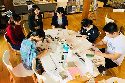 道の駅「安達」でワークショップ