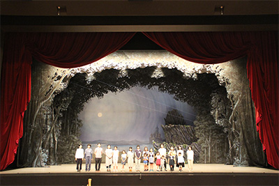 神奈川県民ホールでワークショップ